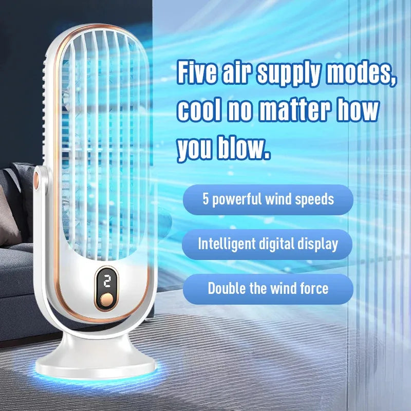 Portable desktop fan