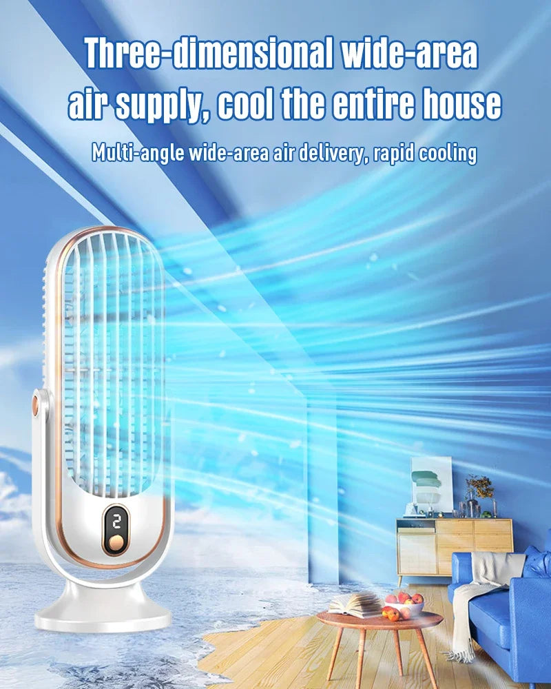 Portable desktop fan