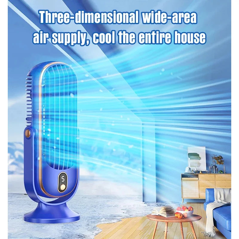 Portable desktop fan